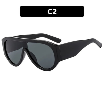 New Women's Men's Big Frame Sunglasses Fashion Retro Trend Sun Glasses Travel Street Photo Holiday Party Beach Eyewear