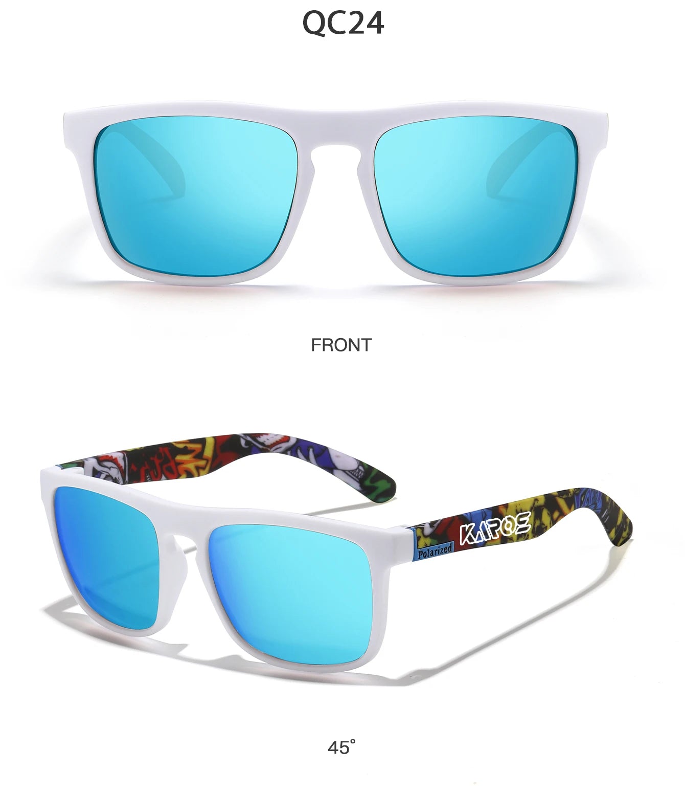 KAROS 2PCS Sunglasses Men/Women Polarized Square Mirror Brand Design Luxury UV400 SunShade Unisex Fishing Driving Cycling Hiking