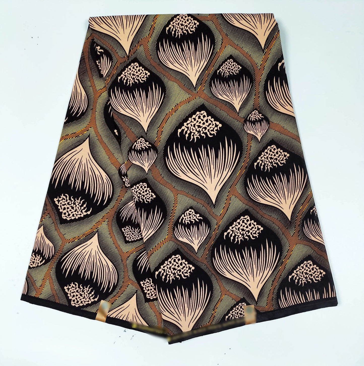 2025 Newest Ankara Real Wax Fabric Guaranteed Veritable African Wax Print Pagne Fabric 100% Cotton 6 Yards Ghana Style Dresses