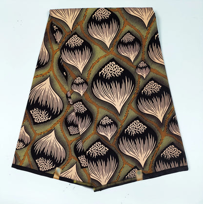 2025 Newest Ankara Real Wax Fabric Guaranteed Veritable African Wax Print Pagne Fabric 100% Cotton 6 Yards Ghana Style Dresses