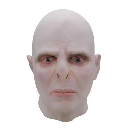 2025 Voldemort Mask Dobby The Elf Mask Hood Harry Movie Cos Horror Thriller Bald Latex Mask Halloween Mask For Adult