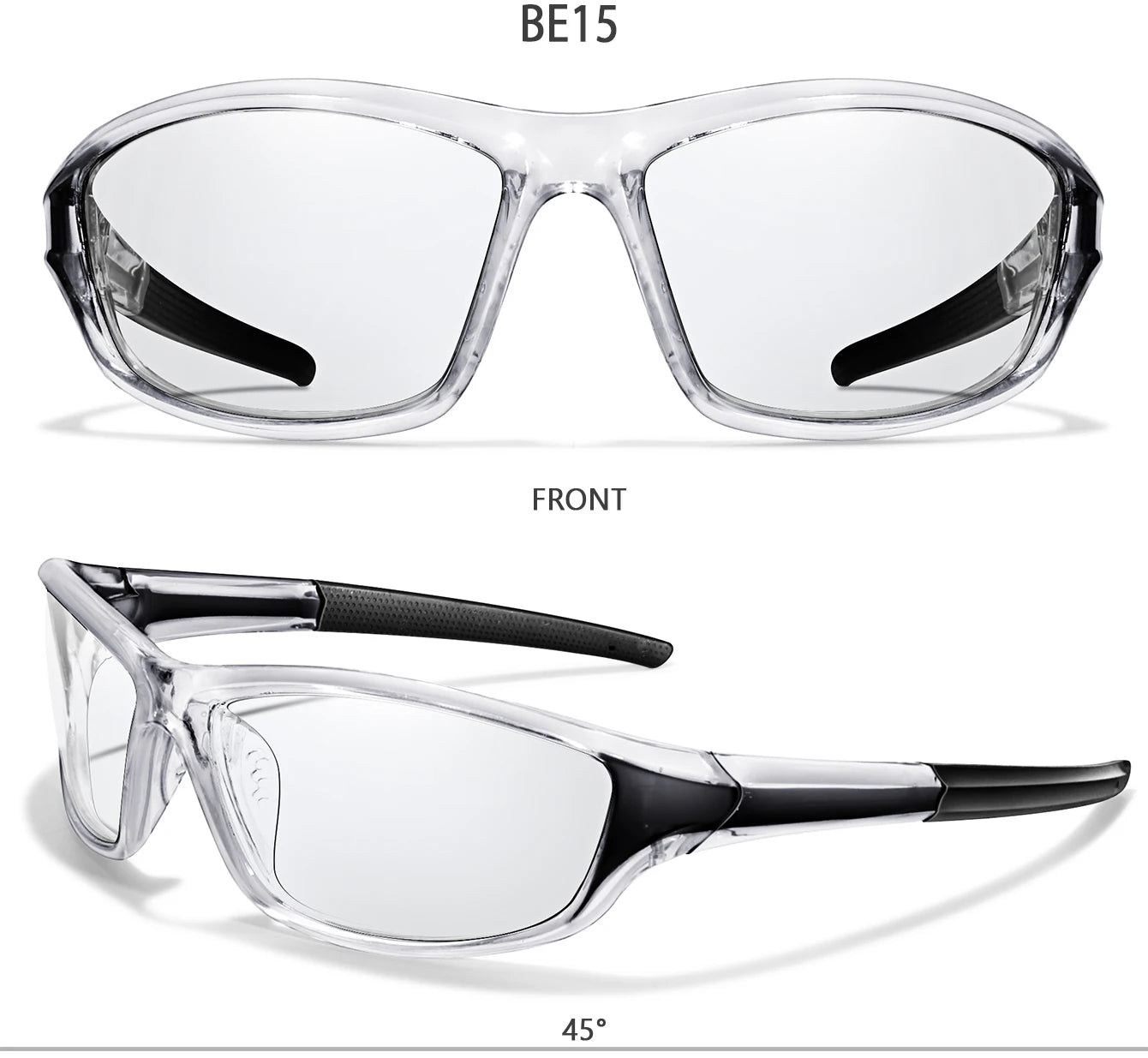 New Style Photochromic Cycling Eyewear Men Women MTB Bike Running Fishing Glasses Comfortable Brand Bicycle Goggles UV400