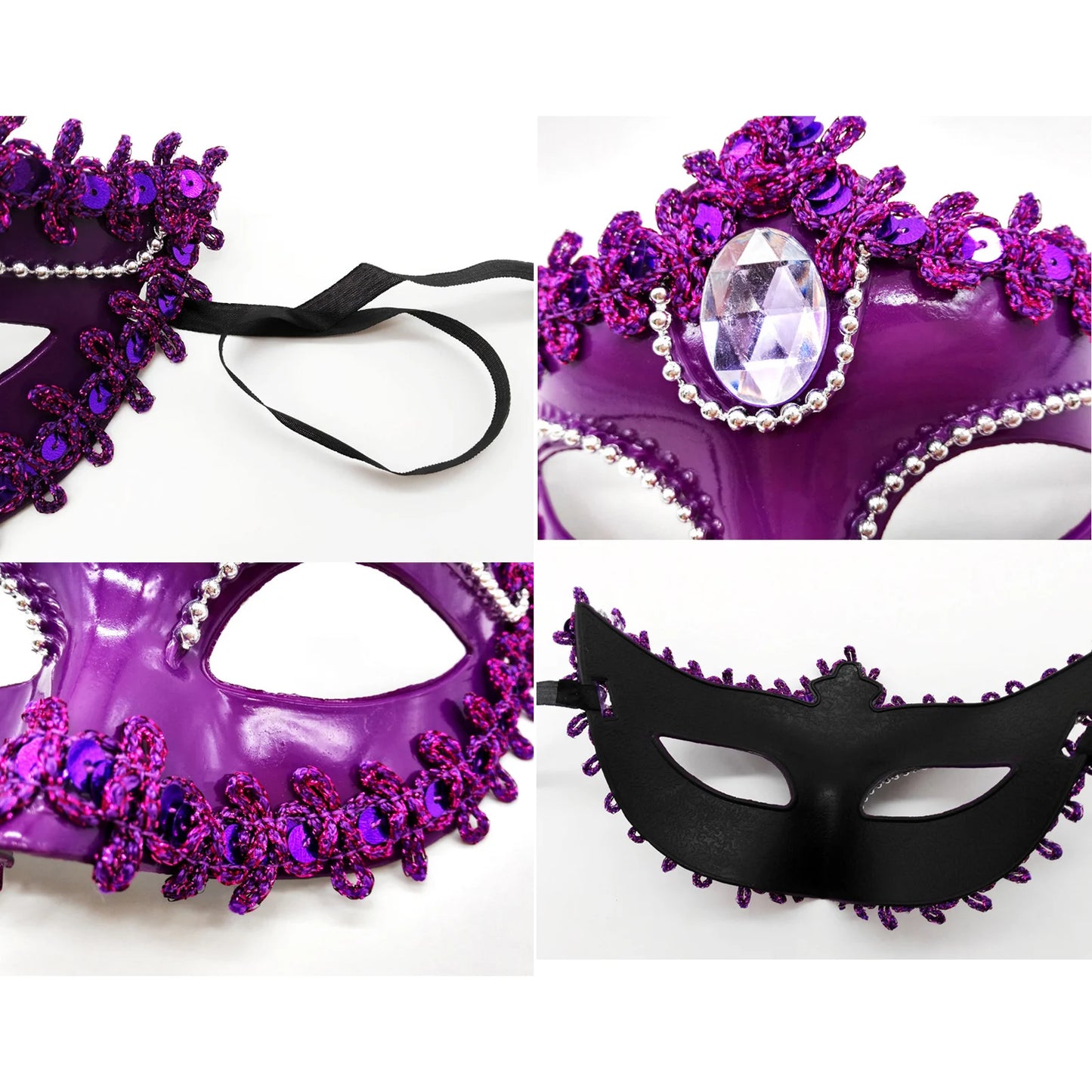 Sexy Masquerade Half Mask Feather Lace Decoration Cosplay Party Princess Ball Mardi Gras Dress Decoration Charming Sexy