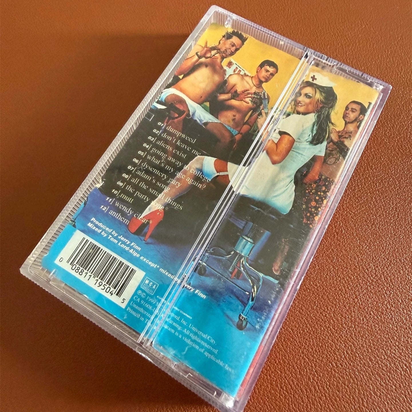 Rock Blink-182 Mark Hoppus Music Tape Enema Of The State Album Dumpweed Cassettes Cosplay Walkman Car Recorder Soundtracks Box