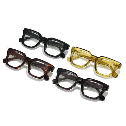 2024 New TR90 Rectangle Black Frame Reading Glasses Ultralight Anti Blue Light Presbyopic Glasses Eyewear Readers