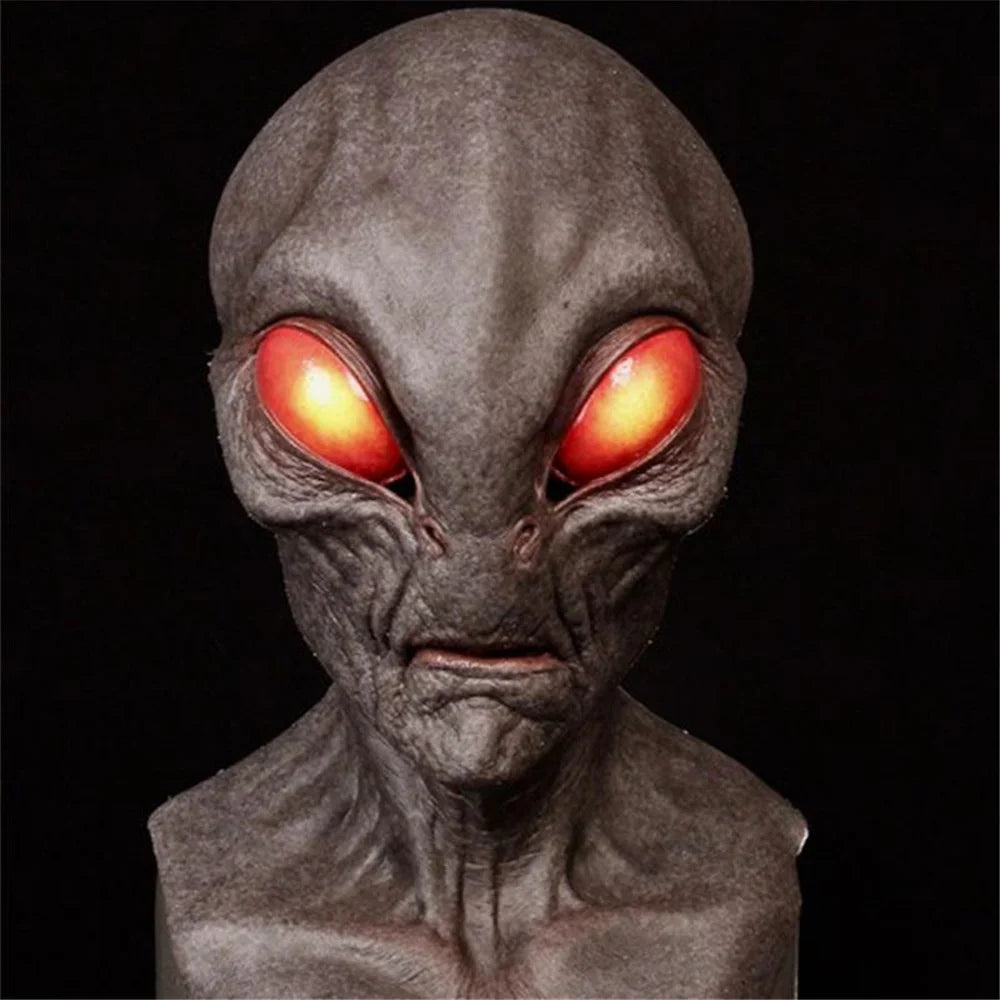 Halloween Alien Mask Scary Horrible Horror Alien Supersoft mask Mask Creepy Party Decoration Funny Cosplay Prop Masks New