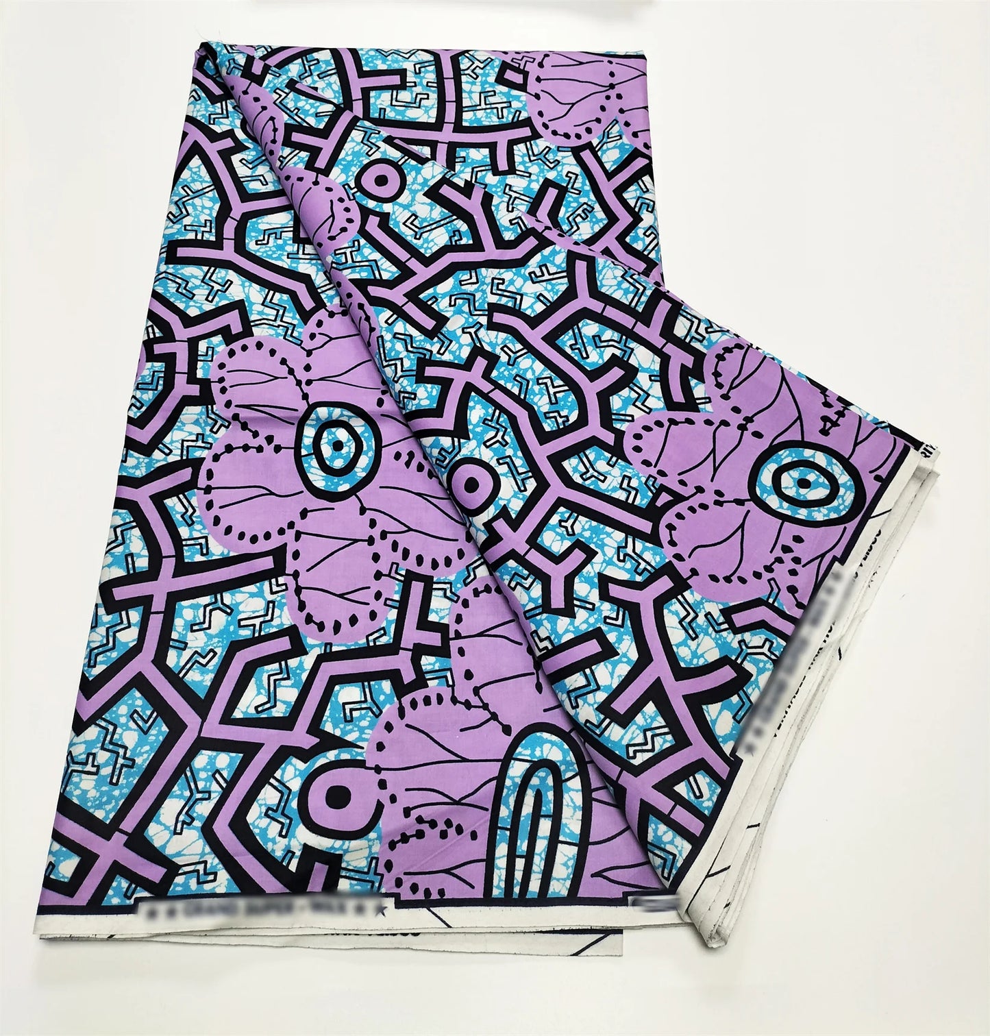 2025 Newest Veritable Original Super-W Guaranteed Dutch Hollandais Pagne Real Wax Print Fabric African Dress 100% Cotton 6 yard
