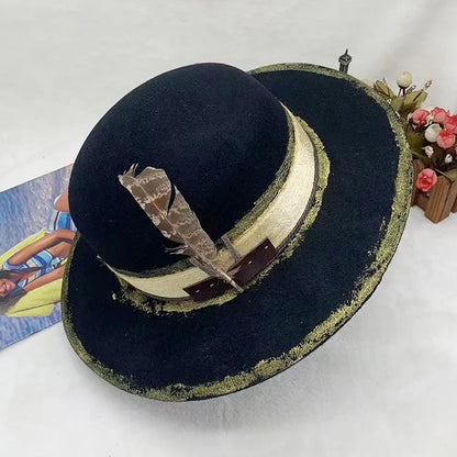 wool Derby Hat men hat male fedora with knot  felt hat for summer jazz disco hat for men black fedora hat small brim hat