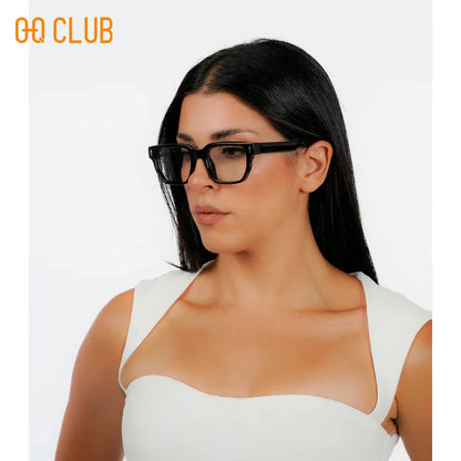 O-Q CLUB Glasses Myopia Eyeglasses Photochromic Glasses Man Prescription Blue Light Lenses to Read Women Lens Reading Glass Men