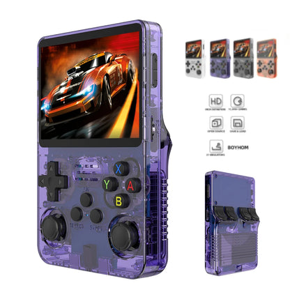2026 New R36S Retro Handheld Game Console Linux System 3.5 Inch IPS Screen Portable Pocket Video Player 128GB 20000+ Games Gift