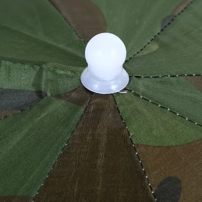 55cm Foldable Rain Umbrella Hat Army Green Outdoor Pesca Sun Shade Waterproof Camping Fishing Headwear Cap Beach Head Hats