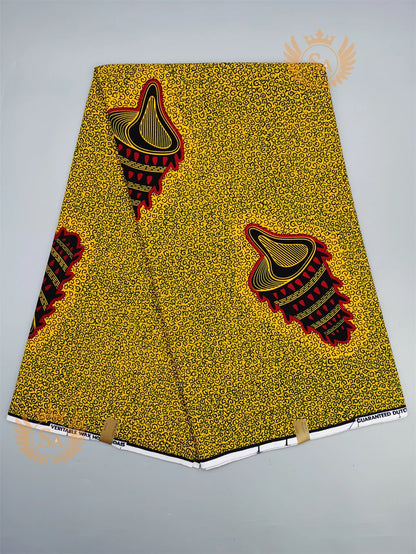 New 100% Cotton Original Real Wax Ankara Fabric 2021 African Print Fabric For Wedding Dress Tissue African Fabric Wax Fabric