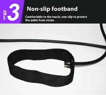 Pilates Stick - Adjustable Fitness Bar for Home Workout, Yoga, Stretching & Toning - Portable Exercise Rod with Elastic Bands