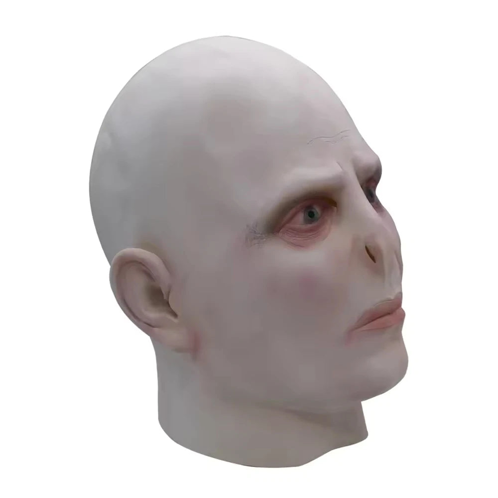 2025 Voldemort Mask Dobby The Elf Mask Hood Harry Movie Cos Horror Thriller Bald Latex Mask Halloween Mask For Adult