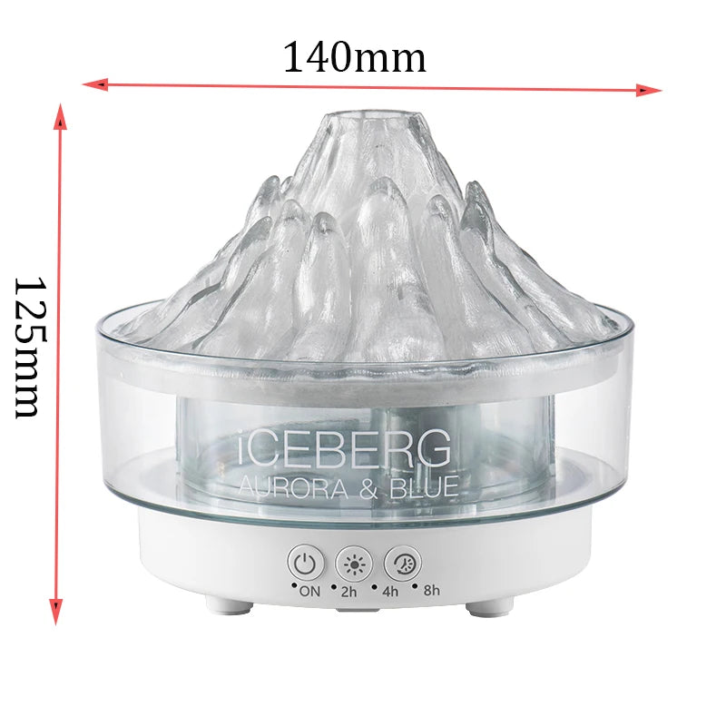 Volcano Flame Diffuser Essential Oil Diffusers for Home Bedroom Air Humidifier Remote Control 7 Colours Lights Timer shutdown
