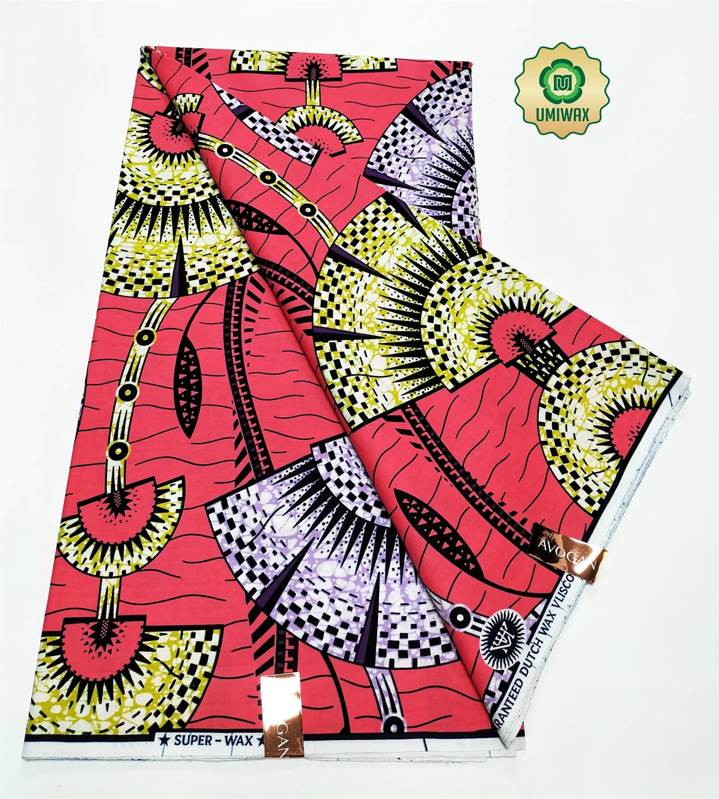 2025 Newest Veritable Original Super-W Guaranteed Dutch Hollandais Pagne Real Wax Print Fabric African Dress 100% Cotton 6 yard
