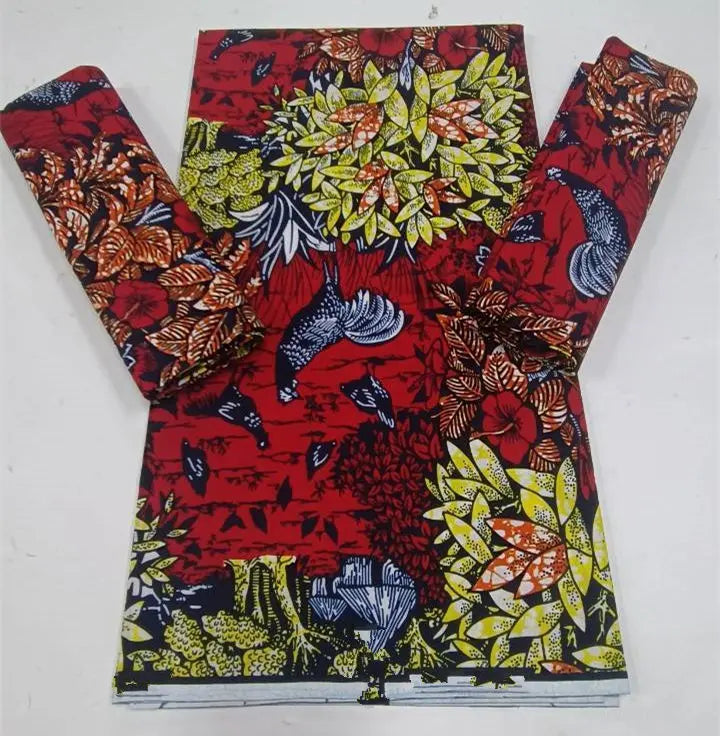 2023 Guaranteed Veritable Super Hollandais African Wax Fabric 100%Cotton 6 yards Original Ankara Block Print Pattern Africa