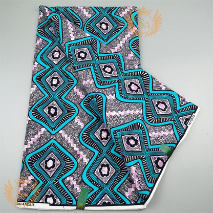 2024 New Hot Sale African Wax Veritable Wax Guaranteed Real High Quality wax print fabric Pagne African Ankara abc