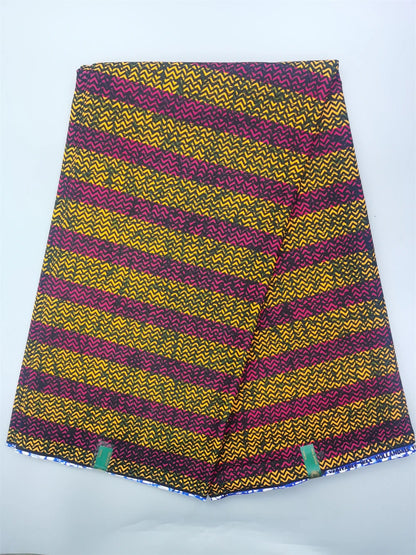 Ankara Fabric African Real Wax Print Fabric 100% Cotton High Quality 6 Yards African Fabric for Party Dress Nigeria