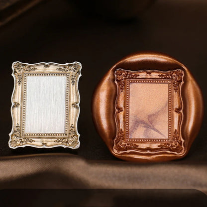 Photo Frame Series Sealing Wax Stamp Head Fire Paint Seal Wax Stamp Heads For DIY Scrapbooking Envelope Wedding Party Invitation