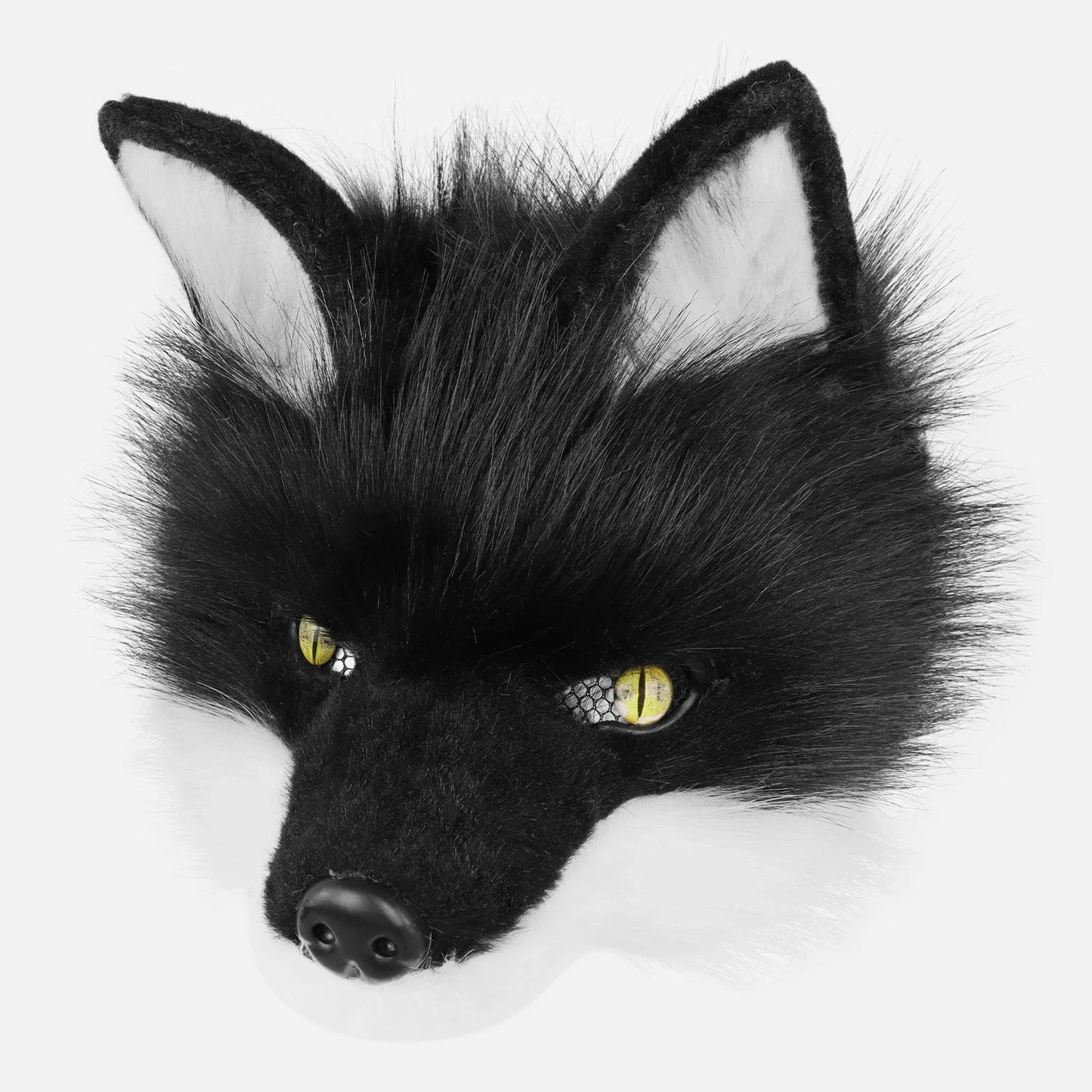 Wolf Mask Half Face Animal Dog Fox Werewolf Masks for Halloween Party Cosplay Costume Props