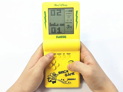 2026 New Large-screen Tetris Game Console Nostalgic Classic Black and White Electronic Handheld Game Console
