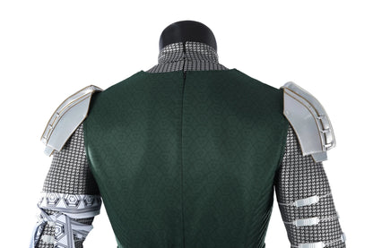New Doom Cosplay Costume High Quality Green Cloak Mask Shoes Armor Set Men's Superhero Role Play Uniform Halloween Outfit Custom