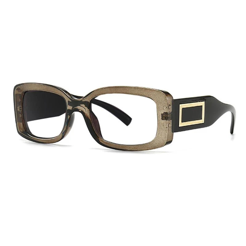 Vintage Black Square Reading Glasses Women 2025 Luxury Brand Blue Light Blocking Computer Presbyopia Eyeglasses Diopter 0~+ 6.00