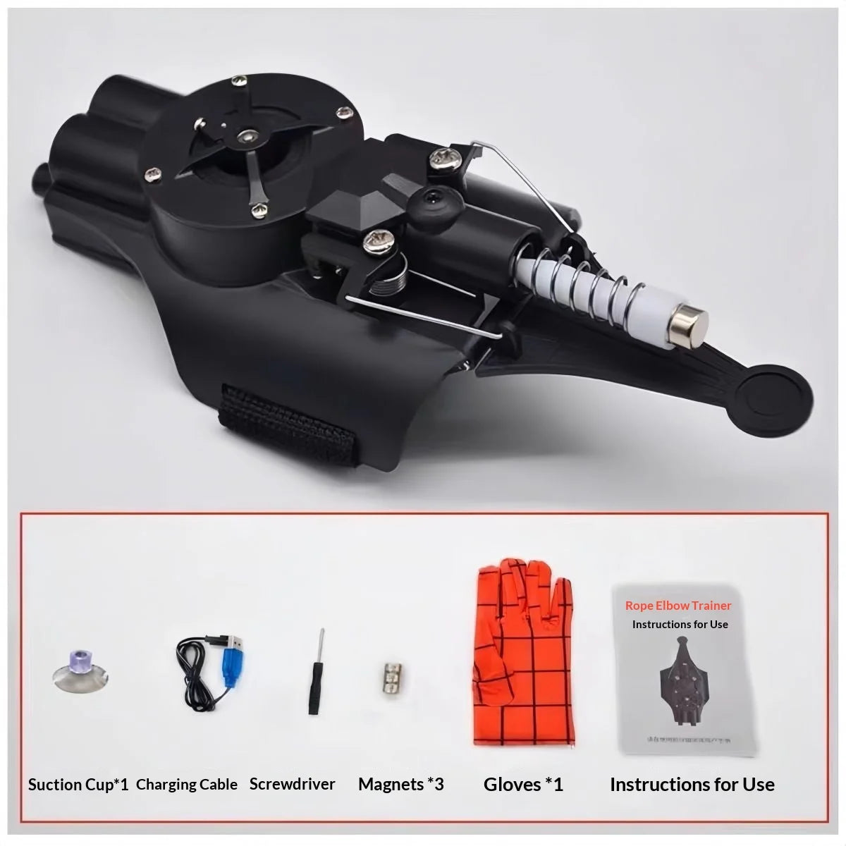 Electric Auto Retractable Web Shooter Wrist Mounted Web Launcher Novelty Cosplay Prop For Adult Role Play Collectible Ornament