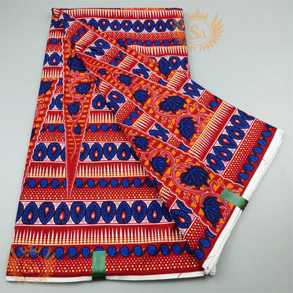 2024 New Hot Sale African Wax Veritable Wax Guaranteed Real High Quality wax print fabric Pagne African Ankara abc