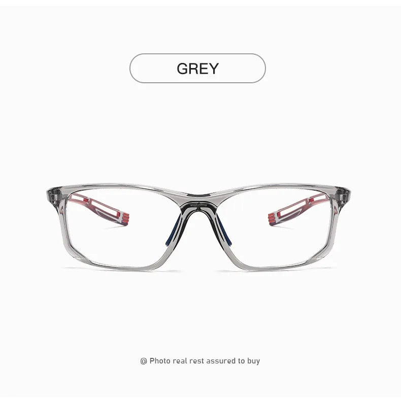 YIMARUILI Ultra-light TR90 Sports Glasses Men and Women Outdoor Cycling Fashion Square Optical Prescription Eyeglasses Frame 300