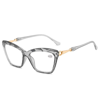 Men Women Fashion Oversized Square Reading Glasses Large Frame Presbyopia Eyeglasses Diopter +1.0~+3.0