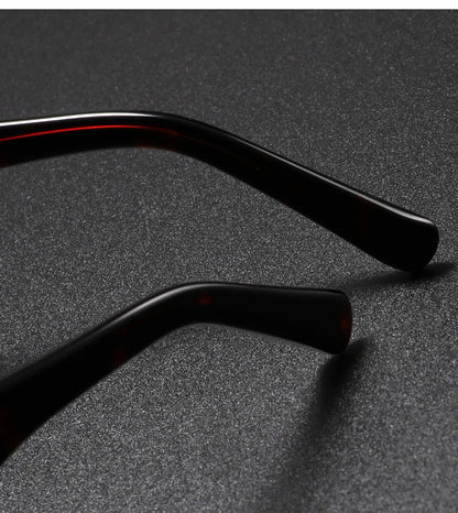 Luxury Brand Designer Thick Acetate Oversized Frame for Men Women Trendy Optical Eyewear Stylish Shield For Men lentes de sol