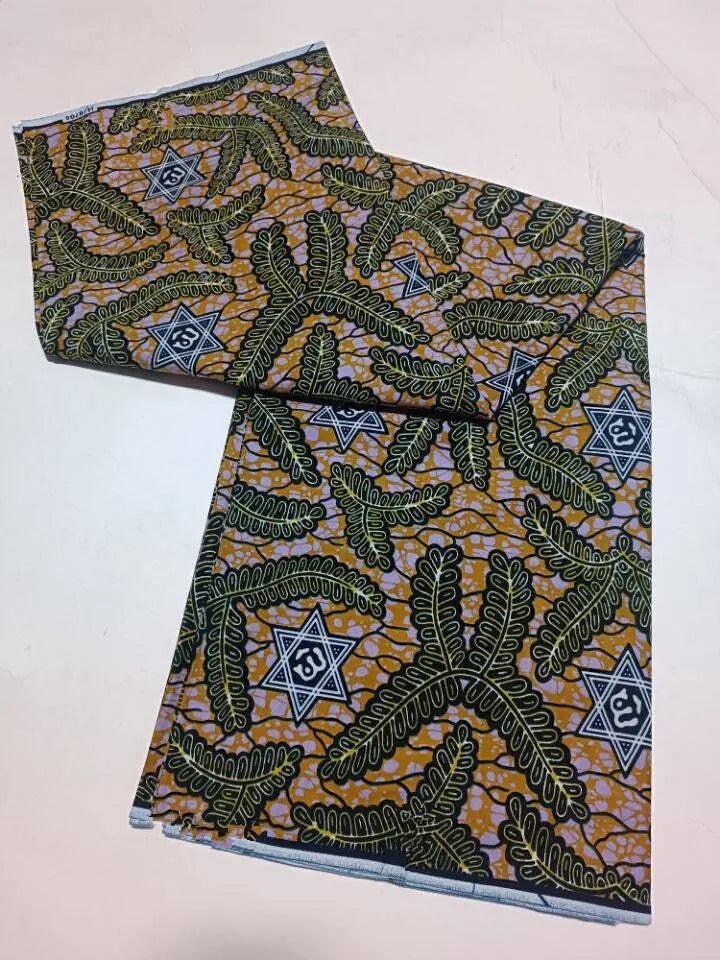 Style Pagne Guaranteed Veritable Original African Real Wax Fabric For Party Dresses Ankara Wax Print Fabric 100% Cotton Ghana
