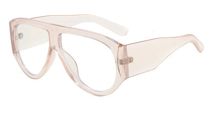 Big Frame Pilot Reading Glasses Frame Women Classic Oversized Prescription Eye Glasses Frame Brand Computer Eyeglasses Unisex