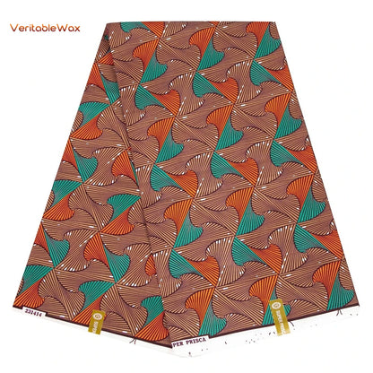 African Ankara Wax Fabric Patchwork Retro Style Double Prints Warp DIY Cloth Sewing Materials Africa Loincloth Polyester Tissu