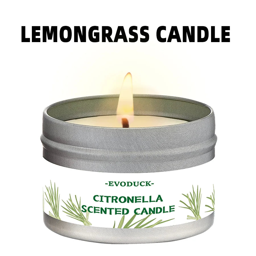 Citronella Candle Outdoor, Fresh Lemongrass Scented Candle for Backyard Patio Garden BBQ Picnic Camping Summer Party Home Decor