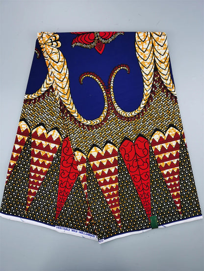 2024 New Hot Sale African Wax Veritable Wax Guaranteed Real High Quality wax print fabric Pagne African Ankara abc