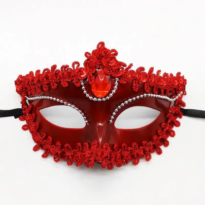 1 Pc Venetian Masquerade Mask Women Eye Mask Cosplay Prom Props Nightclub Face Mask Party Needs Accessory