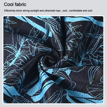 Summer Cool Balaclava Ice Silk Cycling Full Face Cap Sun Anti-UV Protection Sports Face Cover Headwear Bike Motorcycle Men's Hat