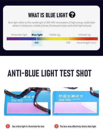2025 New Fashionable Large Frame Women's Presbyopia Glasses High Definition Texture Neutral Color Anti Blue Light Glasses