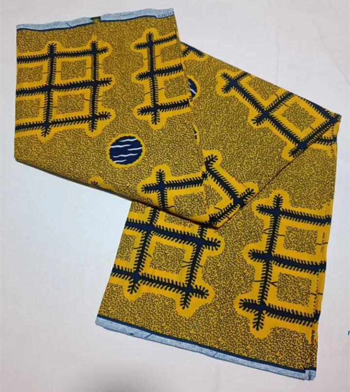Style Pagne Guaranteed Veritable Original African Real Wax Fabric For Party Dresses Ankara Wax Print Fabric 100% Cotton Ghana