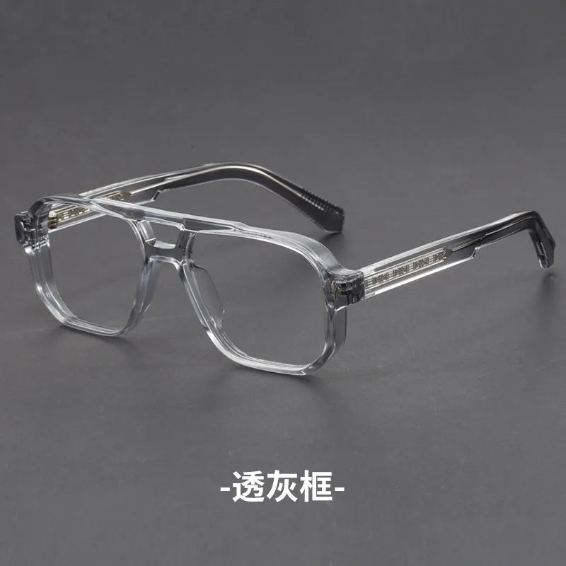 Luxury Brand Design Reading Glasses for Men Fashion Square Presbyopic Eyeglass Dioptric +1.00~+6.00 Customize Prescription