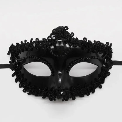 Sexy Masquerade Half Mask Feather Lace Decoration Cosplay Party Princess Ball Mardi Gras Dress Decoration Charming Sexy