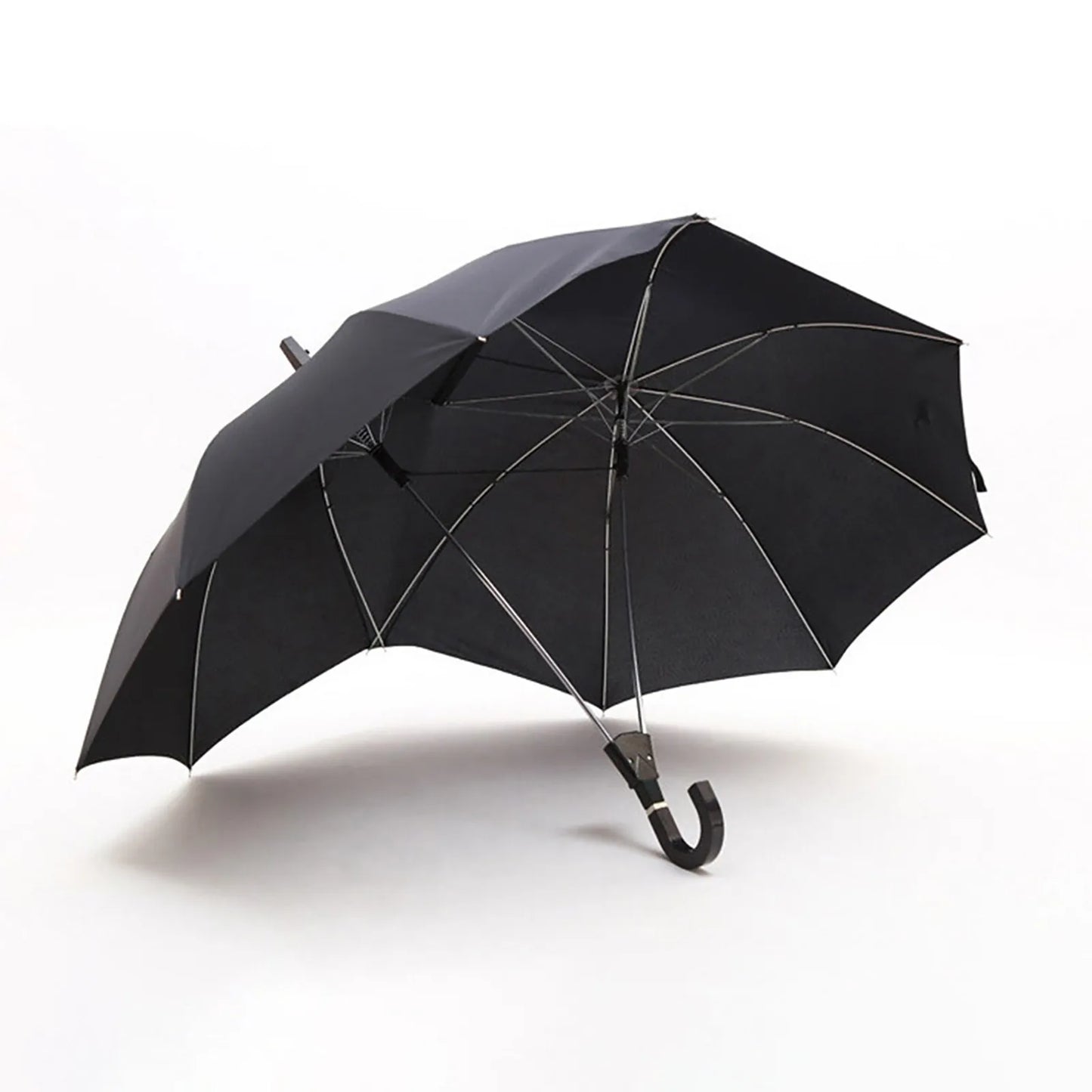 Convenient Umbrella Manual Closing Double Umbrella Large Area Coverage Sun Protection Couple Umbrella Rain-Roof
