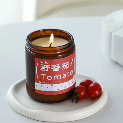 Plant Fragrance Aromatherapy Candle Wild Tomato Aroma Room Bedroom Fragrance Decoration Housewarming Gift Wedding Companion Gift