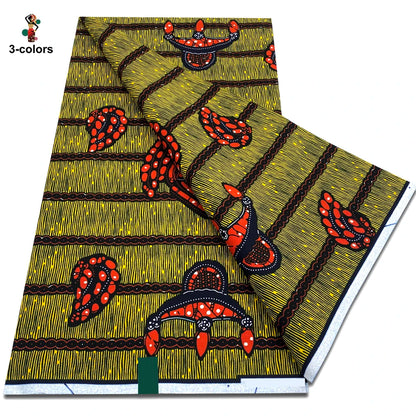 2025 Veritable Wax Guaranteed Real Wax Print Fabric dutch hollandais Pagne African Wax Fabric 6 yards