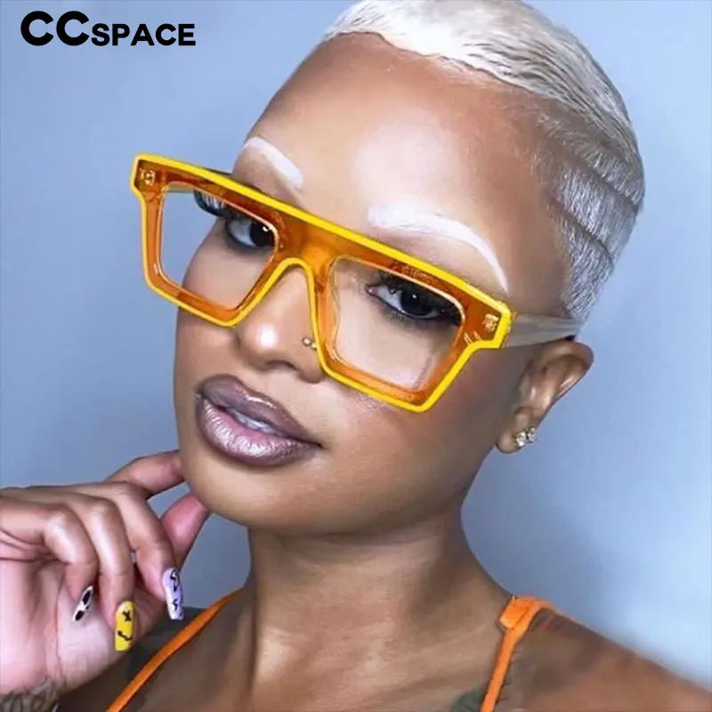 R56012 Oversized Rectangle Reading Glasses +1.00 +2.00 +3.00 Retro Eyeglasses for Hyperopia Glasses Presbyopia Eyeglasses