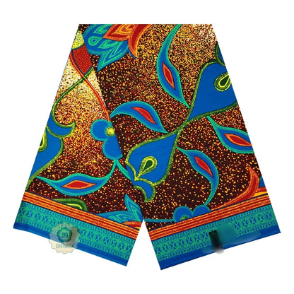 Dutch african Nigiar wax 100% Cotton Real Wax Pagne foVeritable Hollandais Dutch print High Quality fabric cloth 6yards
