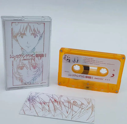 EVA Anime NEON GENESIS EVANGELION Asuka Langley Soryu Music Tape Utada One Last Kiss Cosplay Soundtracks Box Walkman Cassettes